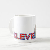 Cleveland-Baseball Kaffeetasse (Vorderseite Links)