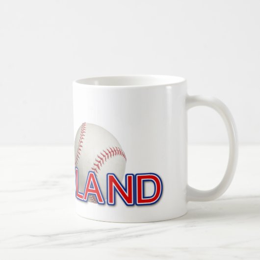 Cleveland-Baseball Kaffeetasse (Rechts)