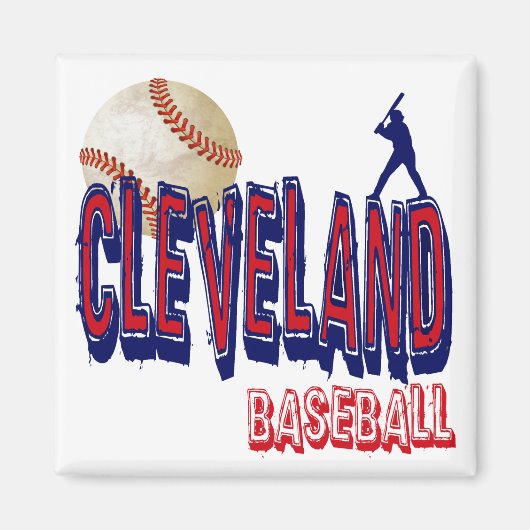 CLEVELAND BASEBALL MAGNET (Vorne)