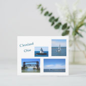 Cleveland besuchen postkarte (Stehend Vorderseite)