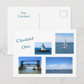 Cleveland besuchen postkarte (Vorne/Hinten)