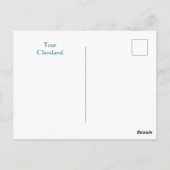 Cleveland besuchen postkarte (Rückseite)