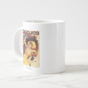 Cleveland Bicycles American Girl in Gelb Jumbo-Tasse