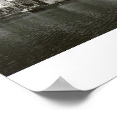 Cleveland Black and White Poster (Ecke)