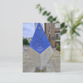 Cleveland blue - Memorial Plaza Postkarte (Stehend Vorderseite)