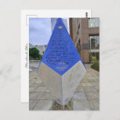 Cleveland blue - Memorial Plaza Postkarte (Vorne/Hinten)