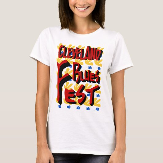Cleveland Blues Fest 1 T-Shirt (Vorderseite)