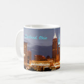 Cleveland Blues Skyline Tasse (Vorderseite Links)