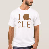 Cleveland - braun T-Shirt (Vorderseite)