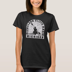 Cleveland Cliffs Basin Kayaking Michigan T-Shirt