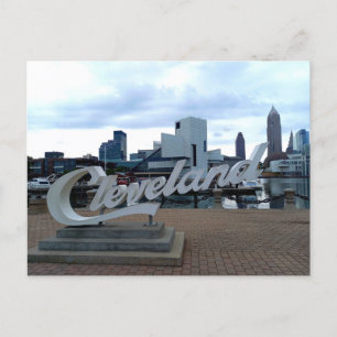 Cleveland Cript Sign, North Coast Habor Postkarte