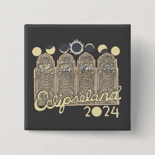 Cleveland Eclipseland Button (Vorderseite)