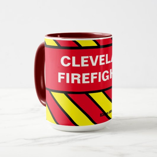 CLEVELAND FIREFIGHTER TASSE (Vorderseite Links)