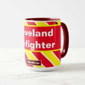 Cleveland Firefighter-Tasse Tasse (VorderseiteRechts)