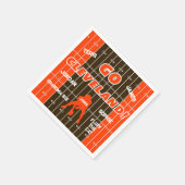 Cleveland Football Fan Paper Napkin Serviette (Ecke)