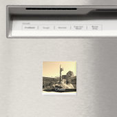 Cleveland Fountain (Sepia) Magnet (In Situ (Geschirrspüler))