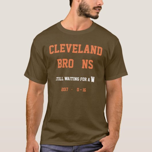 Cleveland-Fußball-Dunkelheits-T - Shirt (Vorderseite)