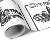 Cleveland Geschenkpapier (Rolleneckpunkt)