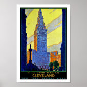Cleveland ~ Gewerkschaft Terminal Poster (Vorne)
