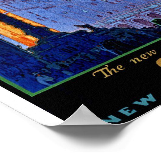 Cleveland Gewerkschaft Terminal Poster (Ecke)