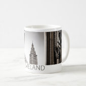 Cleveland-Grafik-Tasse Kaffeetasse (VorderseiteRechts)