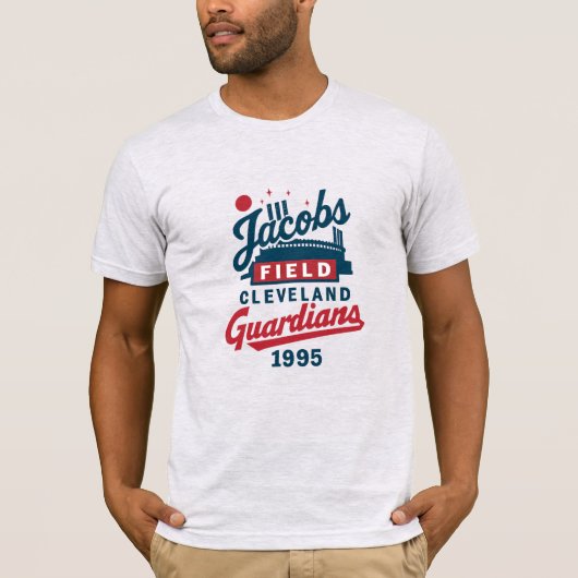 Cleveland Guardians "Jacobs Field" 1995 Baseball T-Shirt (Vorderseite)