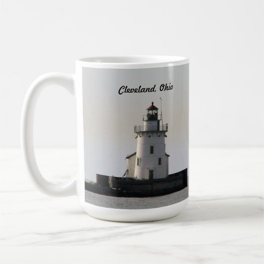 Cleveland Harbor Lighthouse Tasse (Links)