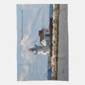 Cleveland Harbour Main Eintritt Geschirrtuch (Vertikal)