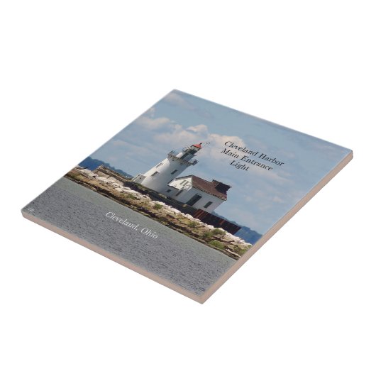 Cleveland Harbour Main Eintritt Lichtziegel Fliese (Seite)