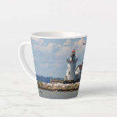 Cleveland Harbour Main Eintritt Light Latte Tasse (Linke Ecke)