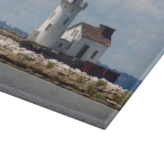 Cleveland Harbour Main Eintritt Light Schneidebret Schneidebrett (Ecke)