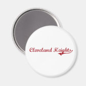 Cleveland Heights Ohio Classic Design Magnet (Vorderseite/Rückseite)
