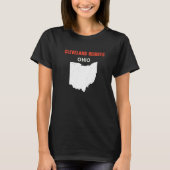 CLEVELAND HEIGHTS Ohio USA State America Travel Oh T-Shirt (Vorderseite)