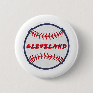 Cleveland Heimat Indischer Stamm für Baseball Fans Button