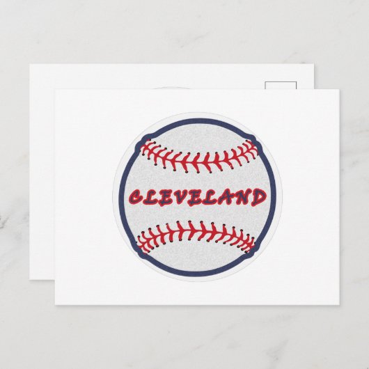 Cleveland Heimat Indischer Stamm für Baseball Fans Postkarte (Vorne/Hinten)