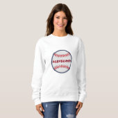 Cleveland Heimat Indischer Stamm für Baseball Fans Sweatshirt (Vorne ganz)
