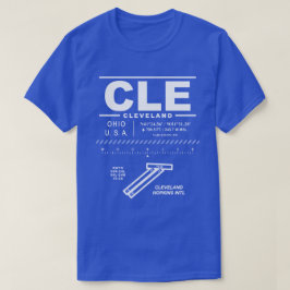 Cleveland Hopkins Internationaler Flughafen CLE T-Shirt
