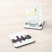 Cleveland in graffiti Beverage Coaster Getränkeuntersetzer (Rechte Seite)