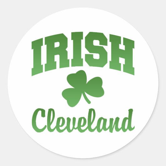 Cleveland Irish Sticker (Vorderseite)