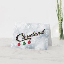 Cleveland "It's Christmas Time in the City" Feiertagskarte