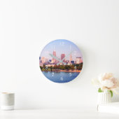Cleveland Lakeview Runde Wanduhr (Zuhause)