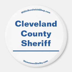 Cleveland Landkreis Sheriff Magnet