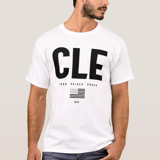 Cleveland Liebe - Geborene Anstöße Proud T-Shirt (Vorderseite)