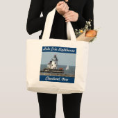 Cleveland Lighthouse Bag Jumbo Stoffbeutel (Vorderseite (Produkt))