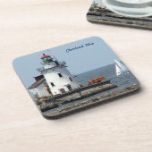 Cleveland Lighthouse Drink Coasters Getränkeuntersetzer (Linke Seite)