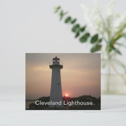 Cleveland Lighthouse Postkarte (Stehend Vorderseite)