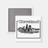 Cleveland Magnet (Vorderseite/Rückseite)
