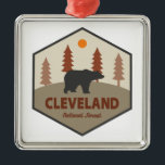 Cleveland National Forest Bear Ornament Aus Metall<br><div class="desc">The Cleveland National Forest in southern California northeast of San Diego provides fantastic year round hiking,  rock climbing,  cycling,  kayaking,  rafting,  or backpacking!</div>
