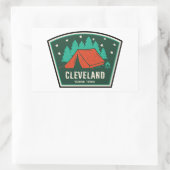 Cleveland National Forest Camping Rechteckiger Aufkleber (Tasche)