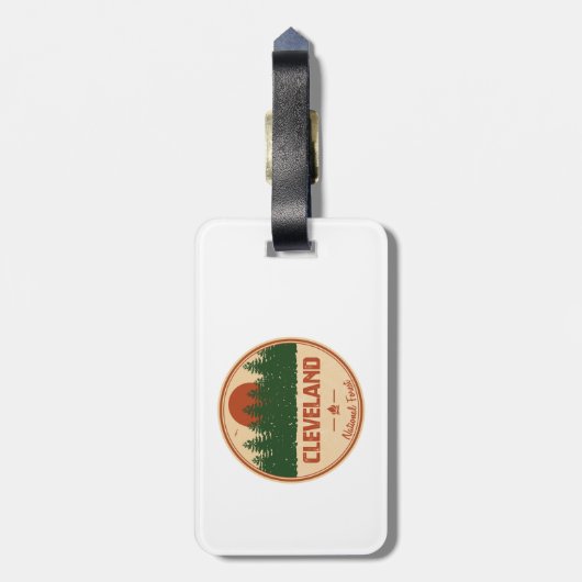 Cleveland National Forest Gepäckanhänger (Rückseite vertikal)